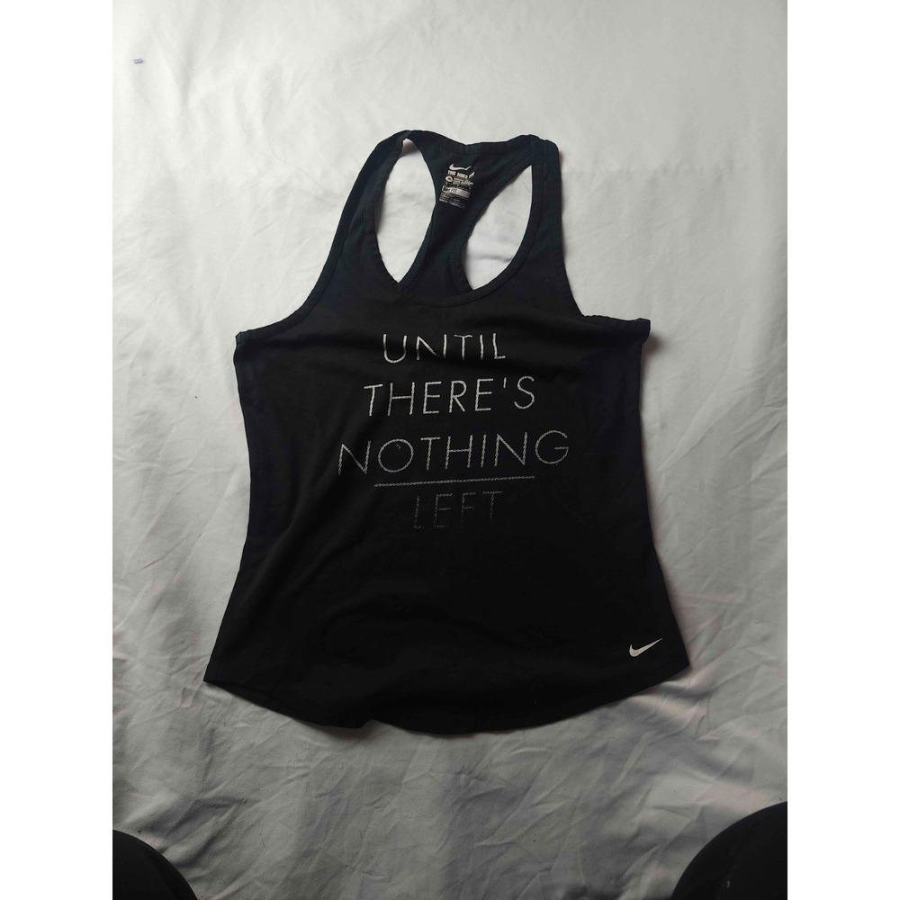 Nike Dri Fit Until There's Nothing Left Tank Top Womens M Athletic Gym Gorpcore